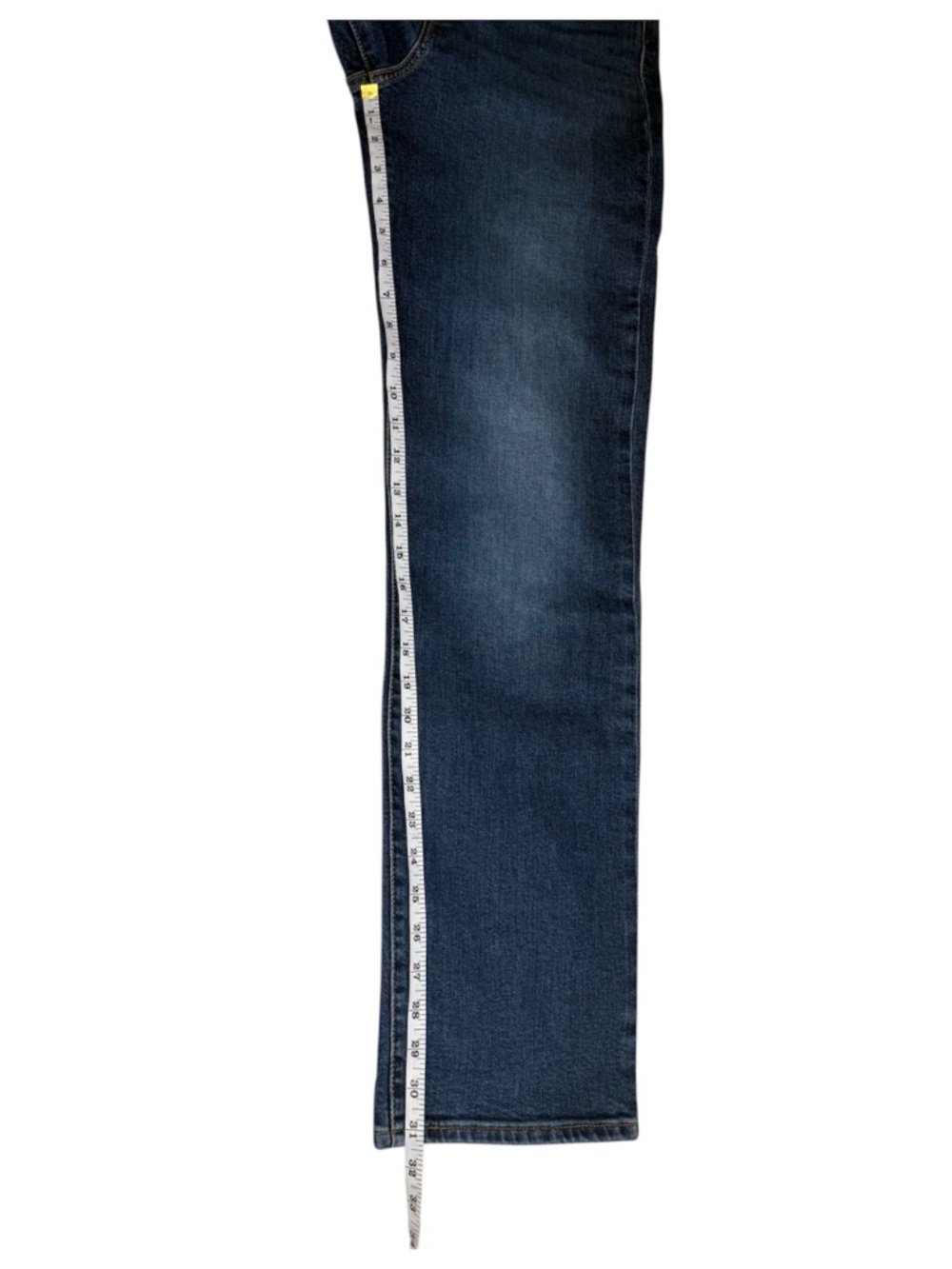 Levi’s Ribcage Straight Jeans Size 28 High Rise Button Fly Medium Wash - Picture 9 of 12